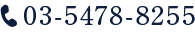 電話番号: 03-5478-8255